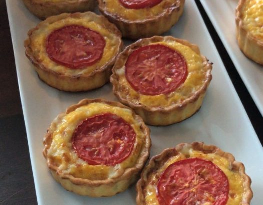 Sausage and Tomato Quiche (Marg Pie)